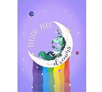 Wee Blue Coo Unicorn Follow Your Dreams Wall Art Print