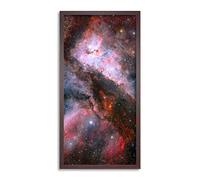 Wee Blue Coo Universe Space Carina Nebula Long Panel Framed Wall Art Print