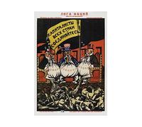 Wee Blue Coo Ussr Anti Capitalist Capitalism Communism Picture Wall Art Print