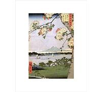 Wee Blue Coo Utagawa Hiroshige Japanese 100 Views Edo 035 Wall Art Print