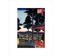 Wee Blue Coo Utagawa Hiroshige Japanese Inari Shrine Oji Wall Art Print