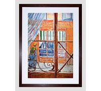 Wee Blue Coo Van Gogh A Pork Butchers Shop Seen From A Window Old Framed Wall Art Print