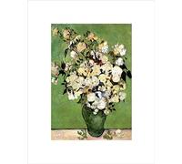 Wee Blue Coo Van Gogh A Vase Of Roses 1890 Old Master Wall Art Print