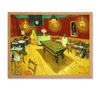 Wee Blue Coo Van Gogh Night Cafe Art Print Framed Poster Wall Decor 12x16 inch