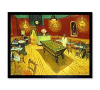 Wee Blue Coo Van Gogh Night Cafe Art Print Framed Poster Wall Decor 12x16 inch