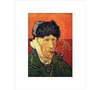 Wee Blue Coo Van Gogh Self Portrait With Bandaged Ear 1889 Wall Art Print