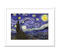 Wee Blue Coo Van Gogh Starry Night Old Master Framed Wall Art Print