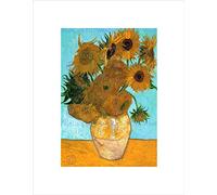 Wee Blue Coo Van Gogh Still Life Vase With Twelve Sunflowers Old Art Wall Art Print