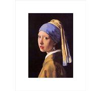 Wee Blue Coo Vermeer Girl With Pearl Earring Old Master Wall Art Print