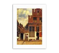 Wee Blue Coo Vermeer Little Street Old Master Canvas Art Print