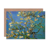 Wee Blue Coo VINCENT VAN GOGH BRANCHES WITH ALMOND BLOSSOM 1890 GREETINGS CARD