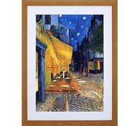 Wee Blue Coo Vincent Van Gogh Cafe Terrace Place Du Forum Arles 1888 Old F 14 Framed Wall Art Print