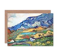 Wee Blue Coo VINCENT VAN GOGH LES ALPILLES MOUNTAIN LANDSCAPE SAINT REMY GREETING CARD