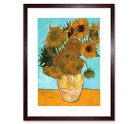 Wee Blue Coo Vincent Van Gogh Still Life Vase With Twelve Sunflowers Old F 28 Framed Wall Art Print