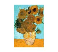 Wee Blue Coo Vincent Van Gogh Still Life Vase With Twelve Sunflowers Old F 28 Wall Art Print