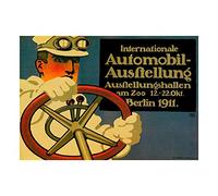 Wee Blue Coo Vintage Ad Automobile Club International Berlin Germany Wall Art Print