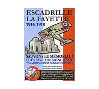 Wee Blue Coo Vintage Ad Charity Monument Lafayette Squadron USA France Wall Art Print