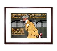 Wee Blue Coo Vintage Ad Exhibition Travel International Berlin Germany Framed Wall Art Print