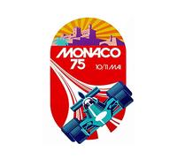 Wee Blue Coo Vintage Ad Monaco 1975 Frame Wooden Framed Picture Wall Art Print