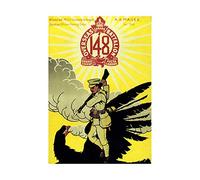 Wee Blue Coo Vintage Ad War WWI Canada Overseas Battalion Recruit Eagle Wall Art Print