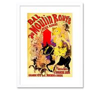 Wee Blue Coo Vintage Advert Moulin Rouge Dancers Picture Framed Wall Art Print