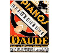 Wee Blue Coo Vintage Advert Style Deco Piano Daude Music Art Print Poster Wall Decor 12X16 Inch