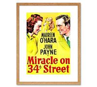 Wee Blue Coo Vintage Advert Theatre Miracle On 34th Street New Framed Wall Art Print