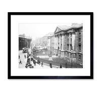 Wee Blue Coo Vintage Architectural Cityscape Trinity College Dublin Framed Wall Art Print