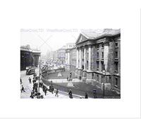Wee Blue Coo Vintage Architectural Cityscape Trinity College Dublin Wall Art Print