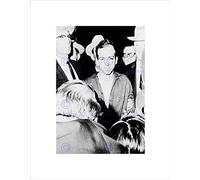 Wee Blue Coo VINTAGE B&W PORTRAIT LEE HARVEY OSWALD NEW BLACK FRAMED ART PRINT B12X11732