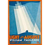 Wee Blue Coo Vintage Book Cover Light August William Falkner Art Print Poster Wall Decor 12X16 Inch