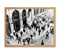 Wee Blue Coo Vintage Civil Rights Protest Jim Crow Columbia University Art Print Framed Poster Wall Decor 12X16 Inch