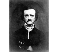 Wee Blue Coo Vintage Edgar Alan Poe Portrait Art Print Poster Wall Decor 12X16 Inch
