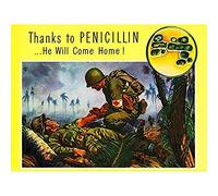 Wee Blue Coo Vintage Health Advert Medical Penicillin War Miracle Drug Mold Large Art Print Poster Wall Decor 18x24 inch