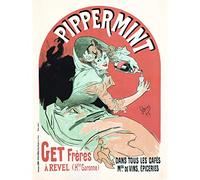 Wee Blue Coo Vintage Peppermint Get Bros Paris France Vintage Art Advertising Canvas Print