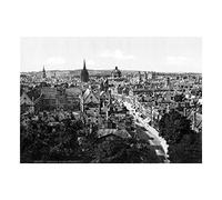 Wee Blue Coo Vintage Photo 1890 High Street Oxford England Wall Art Print