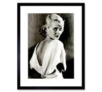 Wee Blue Coo Vintage Photo Bette Davis Hollywood Actress Picture Framed Wall Art Print