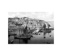 Wee Blue Coo Vintage Photo Brixham England Vintage History Old Wall Art Print