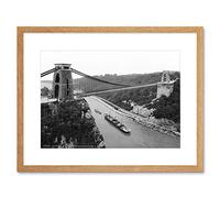 Wee Blue Coo Vintage Photo Clifton Suspension Bridge 1900 Three Framed Wall Art Print