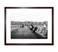 Wee Blue Coo Vintage Photo Hunstanton From Pier England Old Framed Wall Art Print