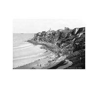 Wee Blue Coo Vintage Photo Newcastle Tyne Tynemouth England Wall Art Print