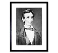 Wee Blue Coo VINTAGE PHOTO PORTRAIT ABRAHAM LINCOLN PRESIDENT USA FRAMED PRINT F97X7610
