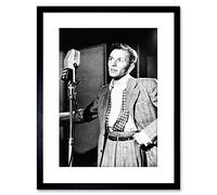 Wee Blue Coo VINTAGE PHOTO SINGER FRANK SINATRA NEW YORK FRAMED ART PRINT POSTER F97X12437