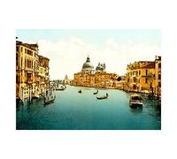 Wee Blue Coo Vintage Photo Travel Grand Canal Venice Italy New Picture Wall Art Print