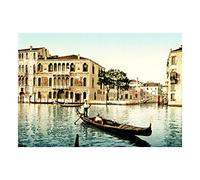 Wee Blue Coo Vintage Photo Venice Travel Da Mulla Palace Italy Wall Art Print
