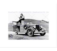 Wee Blue Coo Vintage Portrait Dorothea Langegrapher Journalist USA Wall Art Print