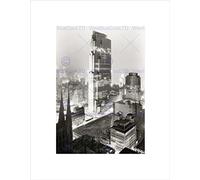 Wee Blue Coo Vintage Rockefeller Centre Manhattan New York City Wall Art Print