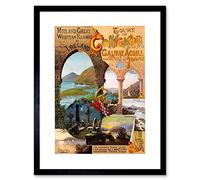 Wee Blue Coo Vintage Travel West Ireland Galway Achill New Picture Framed Wall Art Print