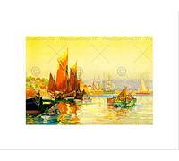 Wee Blue Coo Wandbild, Motiv: Devon Trawlers British Railways