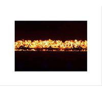 Wee Blue Coo War Air Force Explosion Flame Blue Angel Fa18 Hornet Wall Art Print